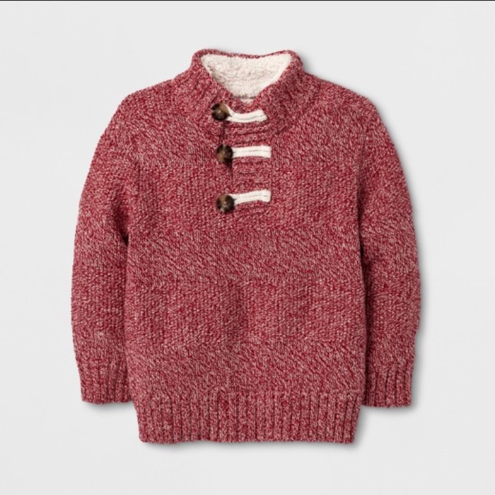 Boys Sweater *Cat & Jack* Red Pullover